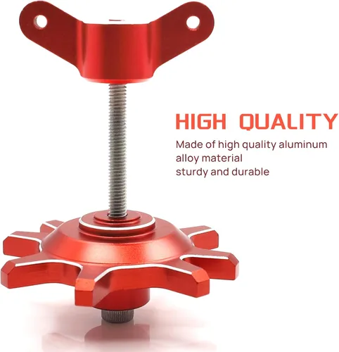 Miniatura 3 de Herramienta de neumáticos de coche RC 1.9 2.2 pulgadas Beadlock Hub Herramienta de montaje/extracción de neumáticos para Traxxas TRX4 TRX6 Axial Rojo