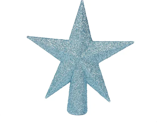 Miniatura 48 de YYCRAFT Adorno de Estrella con Purpurina para la Punta del Árbol Decoración Navideña - 6 Pulgadas, Rojo