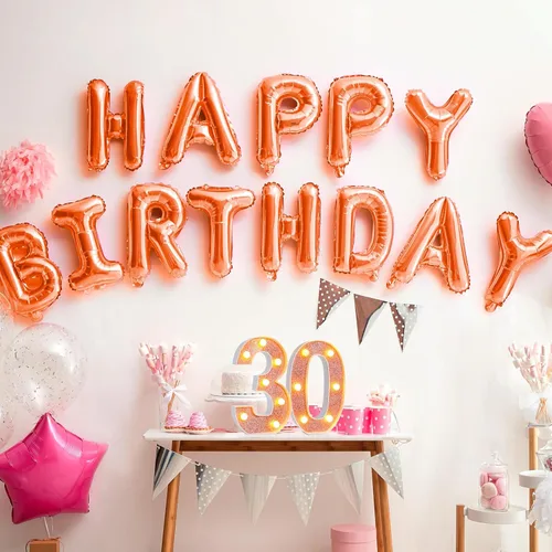Miniatura 6 de Treela Números decorativos de cumpleaños de 8.7 pulgadas, letrero de número de marquesina con purpurina para decoración de fiesta de cumpleaños, Oro