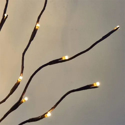 Miniatura 8 de PEIDUO Ramas iluminadas, paquete de 2 40 luces LED de 30 pulgadas, rama de árbol artificial con temporizador, funciona con pilas, decoraciones