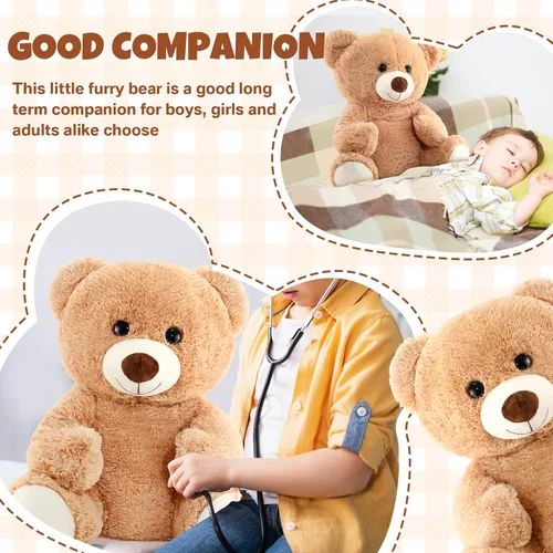 Miniatura 6 de Jenaai - Oso de peluche grande de 20 pulgadas, suave, grande, para niños, niñas, baby shower, boda, novia, regalo de cumpleaños, decoración