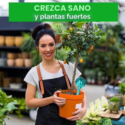 Miniatura 7 de Bolas de Riego Automático Besti – Paquete de 4 Bolas de Riego Extra Grandes para Plantas – Sistema de Riego Automático para Plantas en Maceta