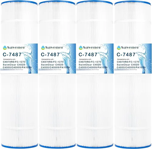 Miniatura 8 de Savener® C-7447 Cartucho de Filtro de Piscina, Reemplaza PA50SV, Unicel C-7447, Filbur FC-1235, Hayward Super Star Clear C2000, SwimClear C2020