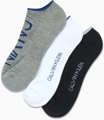 Miniatura 19 de Calvin Klein Calcetines para hombre, mezcla de algodón, acolchados, sin talla, forro de calcetines atléticos (6 unidades)
