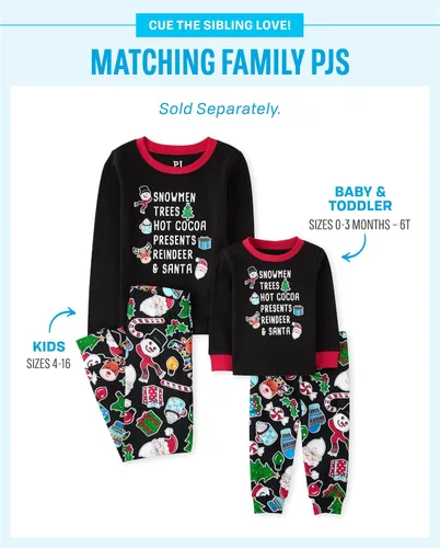 Miniatura 2 de The Children's Place Pijama de Navidad para bebé, algodón