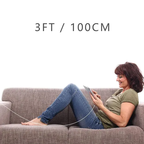 Miniatura 3 de Cable cargador para iPhone, color blanco