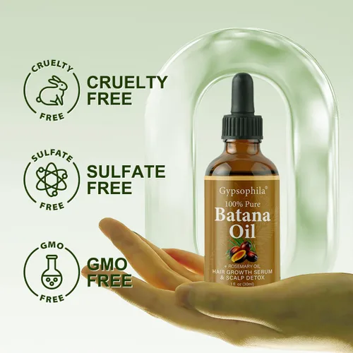 Miniatura 3 de Aceite de batana para el crecimiento del cabello, aceite natural 100% puro para el crecimiento del cabello, nutre el cuero cabelludo, elimina