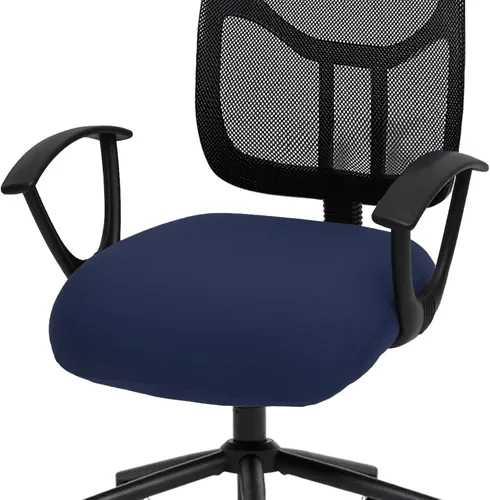 Miniatura 82 de Fundas elásticas para asiento de silla de oficina de escritorio - Funda universal de spandex para silla de computadora - Fundas removibles lavables