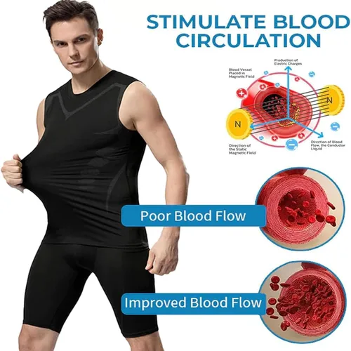 Miniatura 4 de Expectsky - Chaleco modelador iónico, nueva versión 2023, chaleco moldeador iónico, tela cómoda y transpirable para hombres