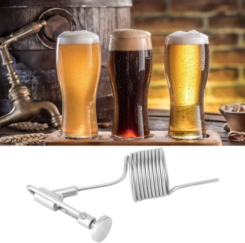 Miniatura 6 de TOPINCN Válvula de muestreo de fermentación de cerveza de acero inoxidable 304 Desempañador de bobina de fermentador de cerveza casera accesorio