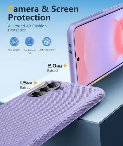 Miniatura 657 de FNTCASE Funda para iPhone 17 Pro: Fundas delgadas translúcidas de color azul claro compatibles con MagSafe, protección completa de la cámara