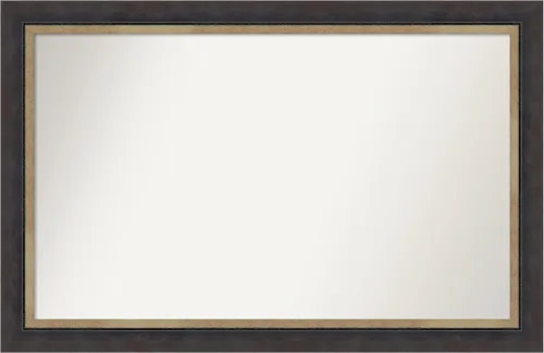 Miniatura 32 de Amanti Art Espejo personalizado, espejo de baño negro Astor, espejo de pared o espejo de tocador de baño sobre el fregadero (25 x 25 pulgadas)
