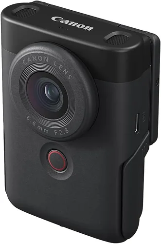 Miniatura 8 de Canon PowerShot V10 Cámara compacta para vlogging, sensor CMOS de 1 pulgada, transmisión de video 4K, lente de zoom de ángulo ancho integrado, LCD