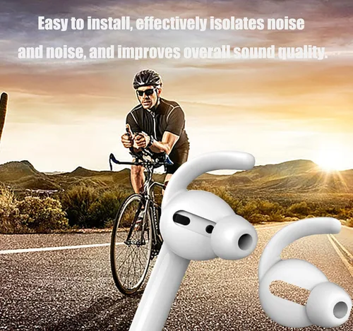 Miniatura 6 de 2 pares de ganchos para las orejas para AirPods, accesorios compatibles con auriculares AirPods 2 y AirPods 1 o EarPods, puntas de Airpod, ganchos