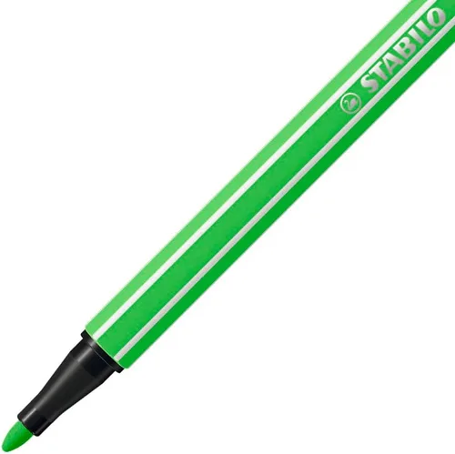 Miniatura 3 de STABILO Pen 68 - Bolígrafo de punta de fibra de alta calidad, paquete de 15, colores surtidos, incluyendo 5 colores neón