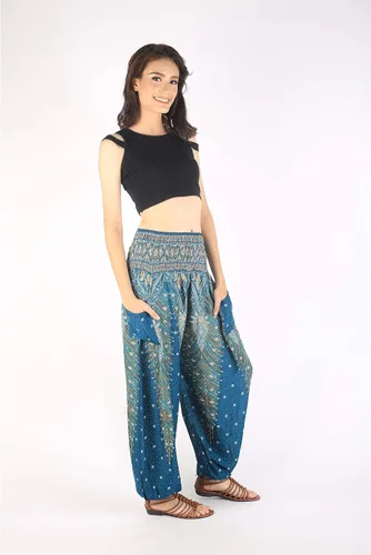 Miniatura 4 de Pantalones bohemios, pantalones harem, de yoga, para mujer, para la playa