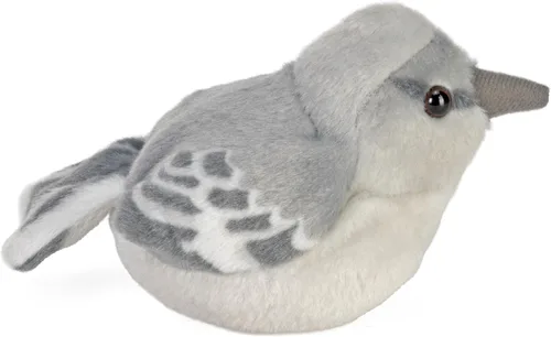 Miniatura 5 de Wild Republic Audubon Birds Northern Mockingbird - Peluche con auténtico sonido de pájaro, animal de peluche, juguetes de pájaros para niños