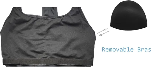 Miniatura 3 de Traje de baño UNOW con espalda deportiva para entrenar.