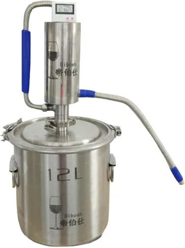 Miniatura 2 de YUEWO Alcohol Still Alembic Spirits - Destilador de agua de aceite esencial de alcohol de acero inoxidable 304 para hacer vino DIY whisky vino
