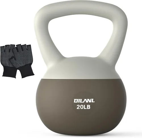 Miniatura 8 de Soft Kettlebell, Safe Strength Training Kettle bell, Cushioned Impact-Resistant Base and Anti-Slip Grip Weight, Kettlebells Set for Home Workouts