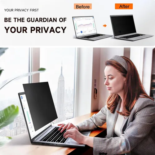 Miniatura 2 de Mamol Pantalla de privacidad para laptop de 16 pulgadas - Compatible con Lenovo, Hp, Dell, Acer, Asus, Thinkpad, Envy, Xps - Aspecto 16:10, Anti Luz