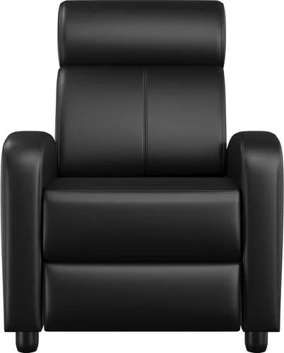 Miniatura 21 de Yaheetech Silla reclinable de pana para sofá individual, asiento de cine en casa, silla reclinable moderna ajustable para sala de estar, dormitorio