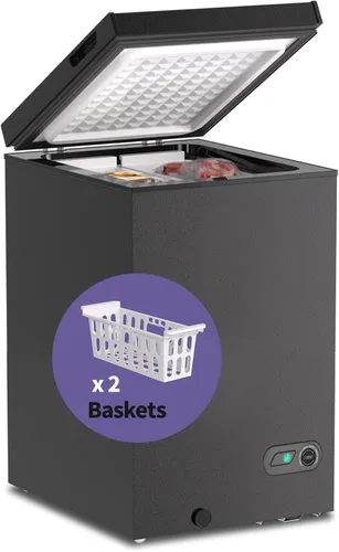 Miniatura 8 de ADT Congeladores de puerta superior independientes de 6.8℉ a -4℉ (negro, 1.8 pies cúbicos)