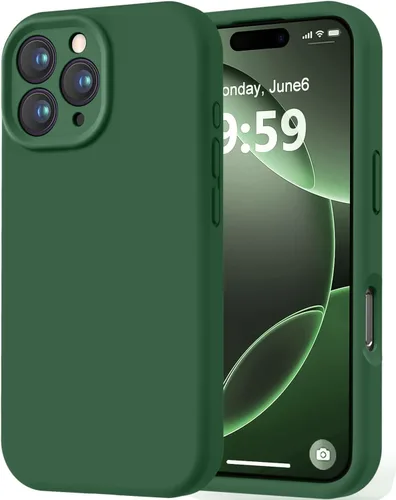 Miniatura 35 de LOVE 3000 Compatible con Funda para iPhone 15, [Cámara de Cobertura Completa de Silicona Suave] [Protección contra Caídas de 8 pies], Forro de Negro