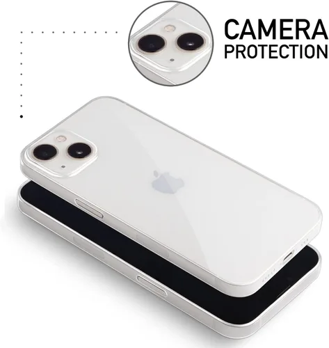 Miniatura 5 de totallee Funda transparente para iPhone 13, funda fina ultradelgada y minimalista - Funda transparente para iPhone 13