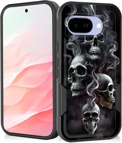 Miniatura 64 de Funda para Pixel 7a, resistente de doble capa híbrida de policarbonato duro de goma suave a prueba de golpes para Google Pixel 7A 6.1 pulgadas