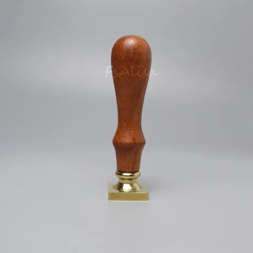 Miniatura 7 de FsAlisa Sello de cera con cabeza de latón extraíble, mango de madera, ideal para adornar sobres, invitaciones de boda, paquetes de vino, envoltura