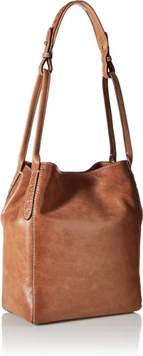 Miniatura 2 de Frye Hobo de cuero con cremallera de caña Naranja