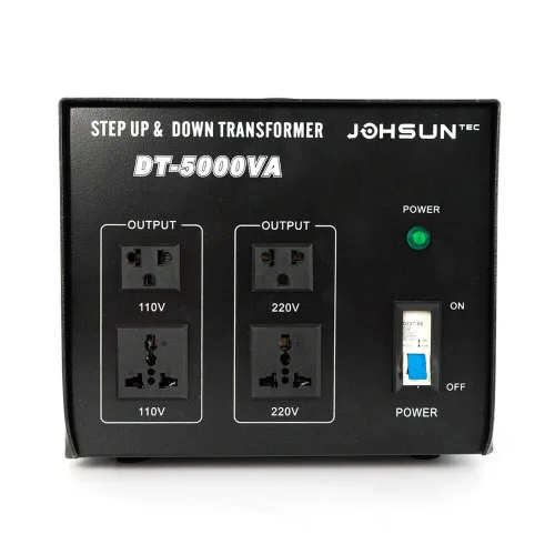 Miniatura 5 de Transformador convertidor de voltaje de 5000 vatios, convertidor de voltaje elevador y reductor de alta resistencia, 110V/220V, protección