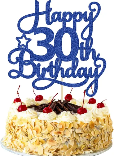 Miniatura 51 de 1 paquete de decoración de pastel de feliz 15 cumpleaños, topper de pastel dorado con purpurina Mis Quince 15, saludos a 15 años, adorno de pastel