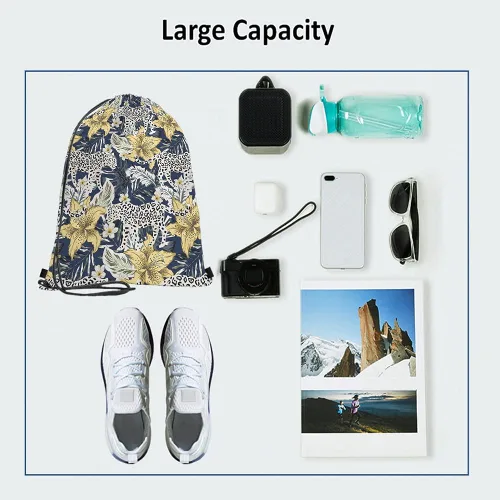 Miniatura 3 de Mochila con cordón de unicornio arcoíris y bolsa de gimnasio con cordón, Multi-a139, Mochilas de viaje
