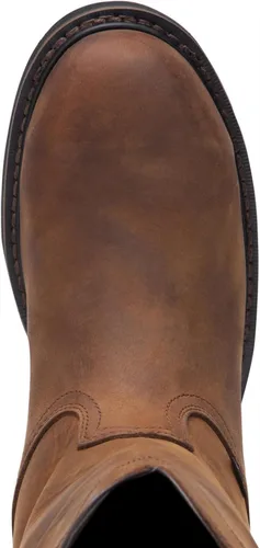 Miniatura 2 de Justin Wyoming - Botas de trabajo impermeables para hombre, puntera de acero, color marrón, 14 EE EE. UU