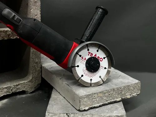 Miniatura 4 de Trabo Paquete de 3 cuchillas de unión de diamante con borde segmentado de mampostería de 4.5 pulgadas para cortar cemento, adoquines, hormigón