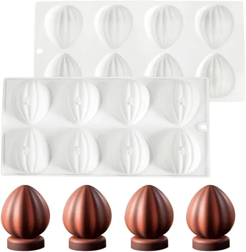 Miniatura 17 de mostsom Molde de silicona geométrico cuadrado para magdalenas, moldes de silicona antiadherentes para hornear pasteles de muffin, magdalenas