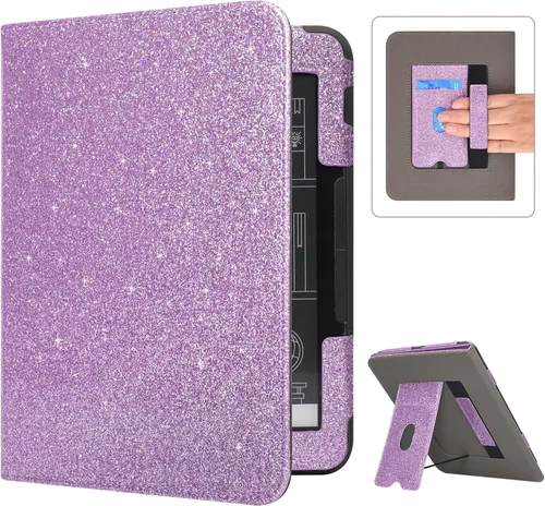 Miniatura 9 de Caweet Funda para Nook GlowLight 4 Plus de 7.8 pulgadas versión 2023, funda protectora plegable de piel sintética de alta calidad con ranura