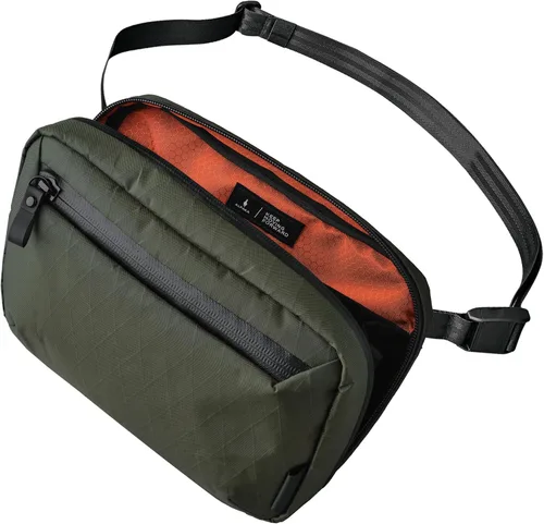 ALPAKA Elements Tech - Funda organizadora de viaje para electrónica, cables, EDC con telas resistentes a la intemperie, cremalleras YKK (verde Verde