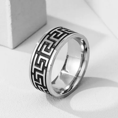 Miniatura 6 de Supra Diamanto 4 anillos de banda lisa para hombres anillos de acero inoxidable para hombres anillos de boda anillos de tótem de boda para hombres