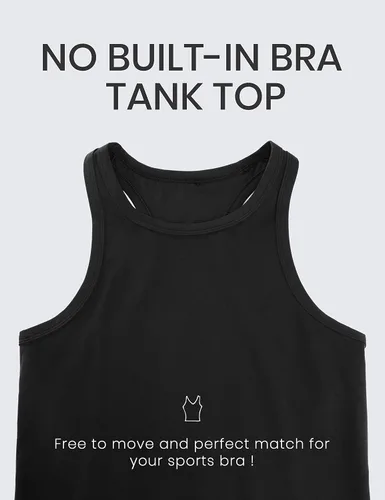 Miniatura 3 de CRZ YOGA Butterluxe - Camiseta sin mangas para mujer, con espalda cruzada, cuello alto, atlética, para correr, gimnasio, yoga