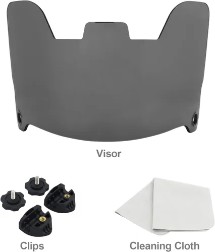 Miniatura 6 de Visera de fútbol tintada, visera de casco de fútbol para adultos y jóvenes