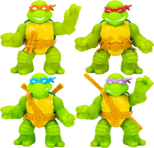 Miniatura 9 de Heroes of Goo Jit Zu Tortugas Ninja Mutantes Adolescentes Equipo de Poder de Tortugas 2-Pack Super Blandas Figuras de Juguete Super