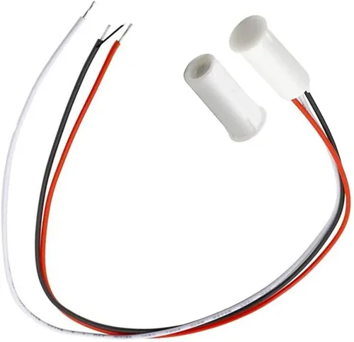 Miniatura 4 de Interruptor magnético RC-35 NC/NO empotrado con cable para ventana de puerta, interruptor magnético de puerta, sensor de contacto, para seguridad