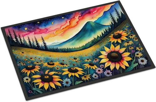 Miniatura 44 de Caroline's Treasures DAC1455MAT - Felpudo de la reina de la noche con diseño de cactus en color de 18 x 27 pulgadas, tapete para puerta delantera