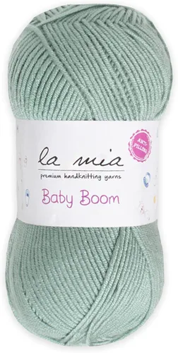 Miniatura 68 de 1 madeja La Mia Baby Boom, hilo acrílico 100% antipilling para tejer y ganchillo para tejer y ganchillo, 3.53 oz (3.5 onzas) / 820.2 ft