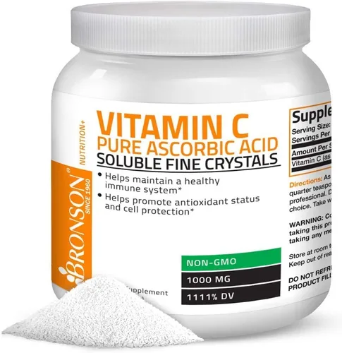 Miniatura 3 de Bronson Polvo de proteína hidrolizada de péptidos marinos de colágeno 100% salvaje capturado en la naturaleza Bacalao nórdico Vitamina C Polvo puro