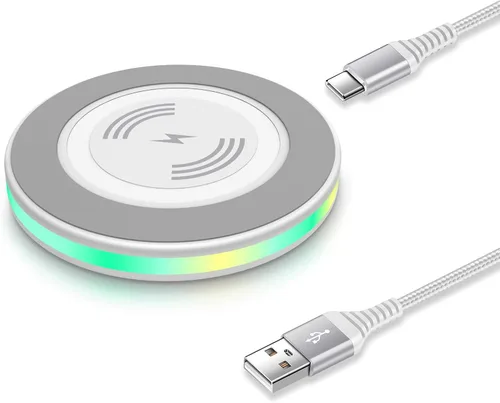 Cargador inalámbrico para iPhone 16e de 15 W, almohadilla de carga rápida para iPhone 17 Air 16 15 14 13 12, cargador inalámbrico rápido Android