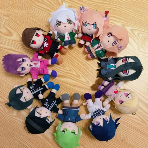 Miniatura 2 de Muñeco de peluche de cosplay de anime, llavero de peluche lindo, figura de Junko Enoshima